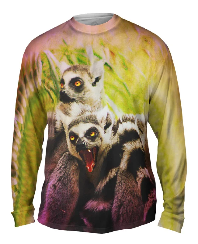 Striped Long Sleeve-Lemur Scream