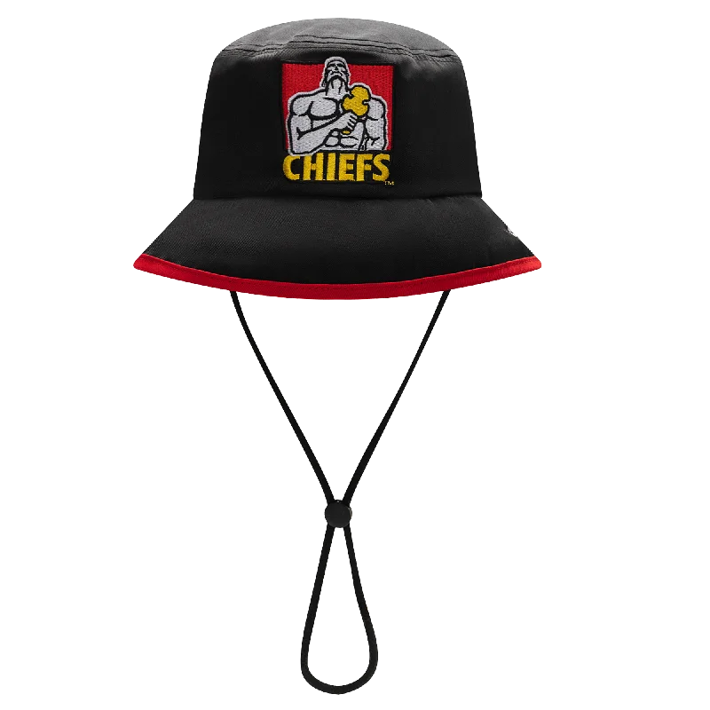 Striped Hat-Gallagher Chiefs Super Rugby Bucket Hat 25/26 by Classic Sportswear