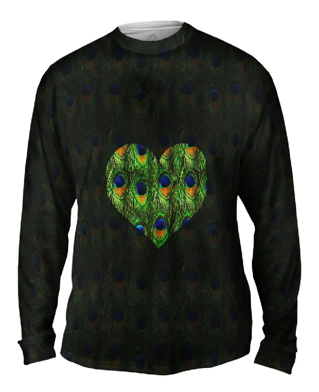 Pilates Long Sleeve-Love Peacock Animal Skin