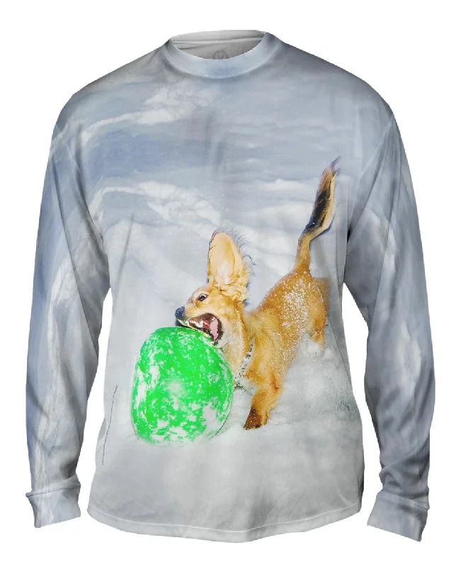 Relaxed Fit Long Sleeve-I Got Ball Beagle