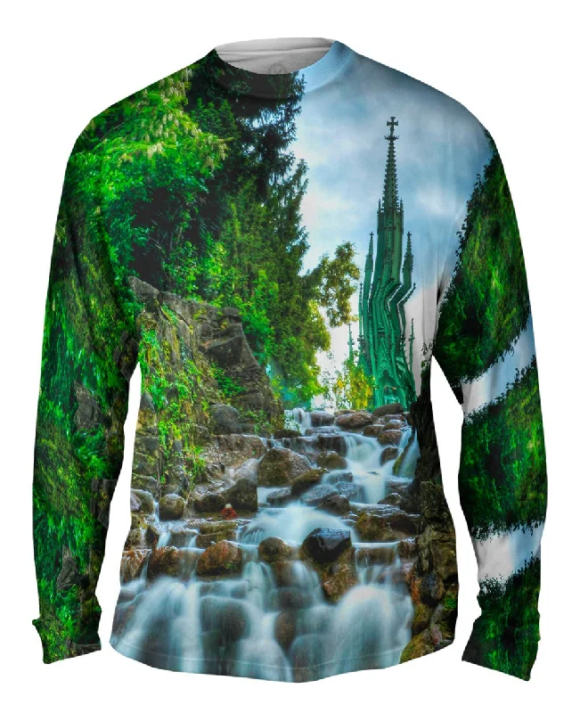 Trendy Long Sleeve-Kreuzergdenkmal Cascade