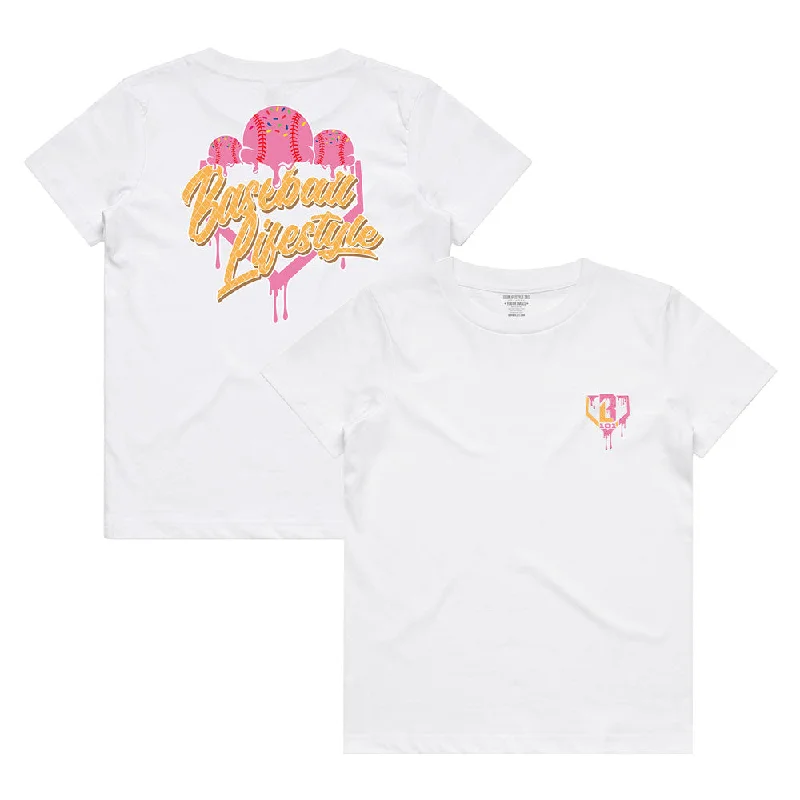 Adventure T-Shirt-Ice Cream Youth Tee - Strawberry