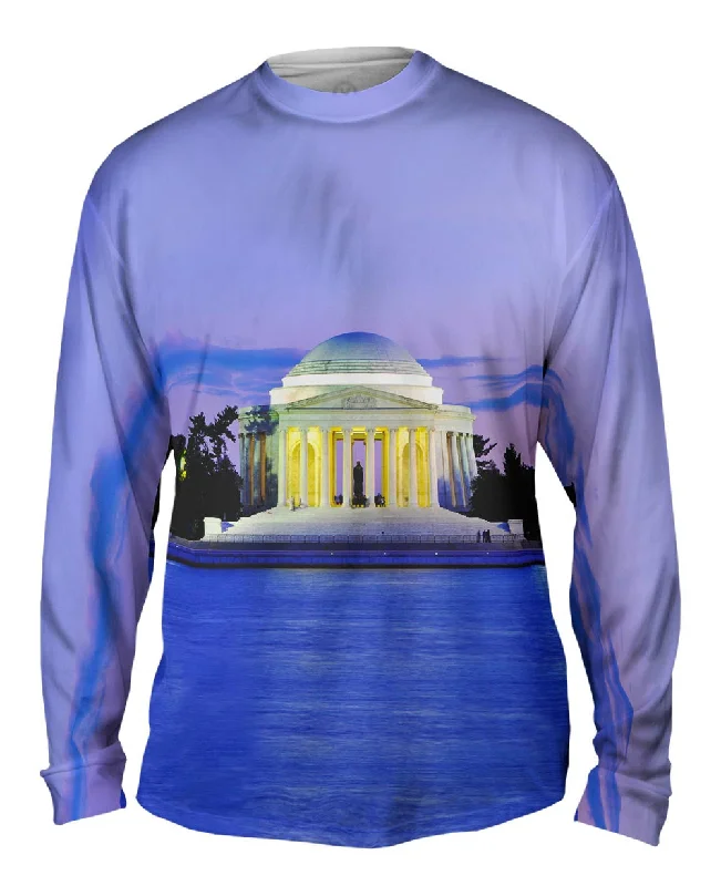 Adventure Long Sleeve-Jefferson Memorial At Dusk