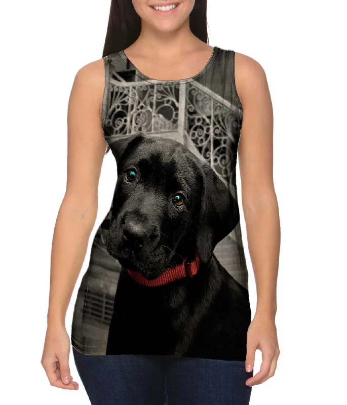 Reversible Tank-Black Lab Puppy