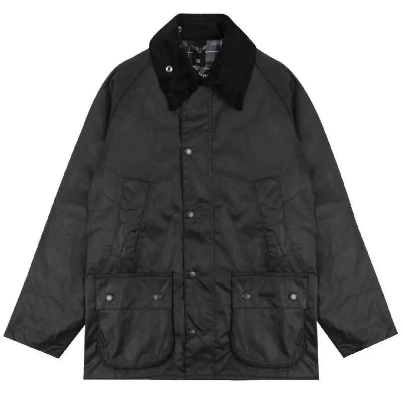 Training Jacket-Barbour Bedale Wax Jacket Black