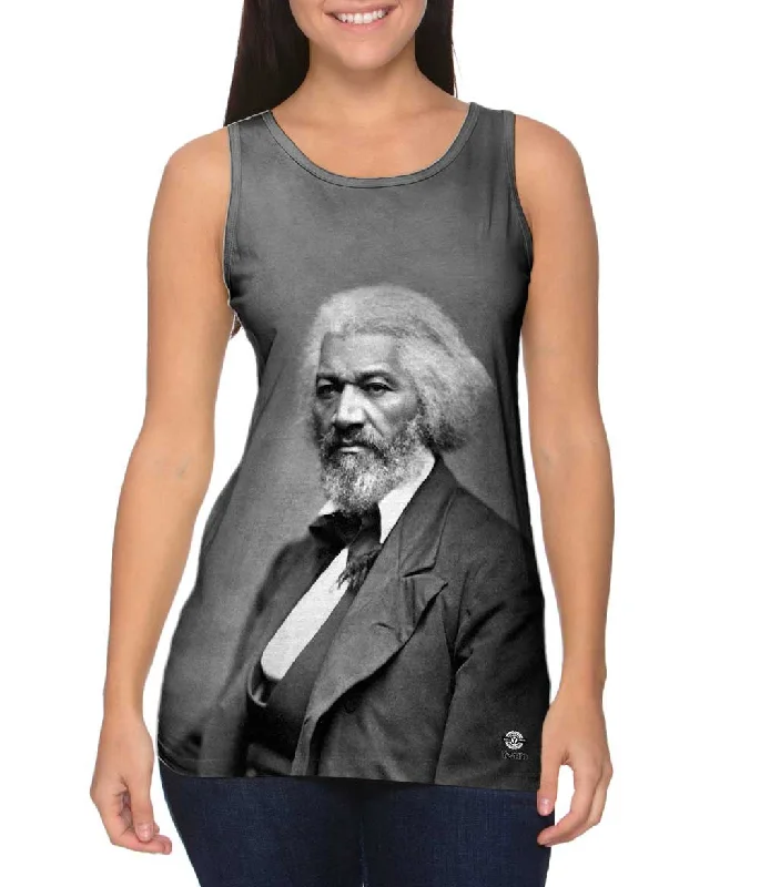 Solid Color Tank-American Icons Frederick Douglas