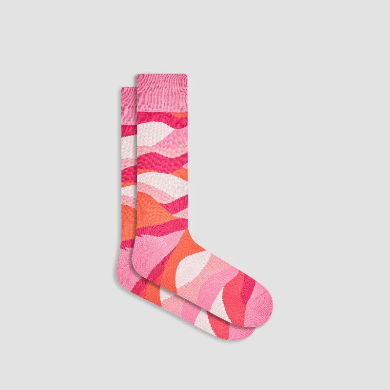 Fashion Socks-Abstract Mid-Calf Socks