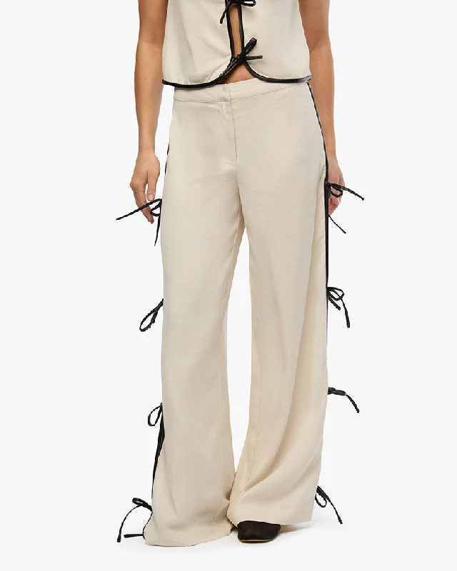 Minimalist Pants-Tie Slit Pant