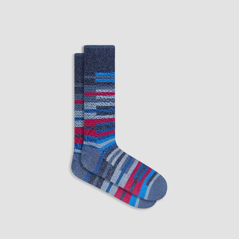 Baby Socks-Striped Mid-Calf Socks