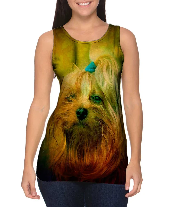 Summer Sleeveless-Blink Yorkie Puppy