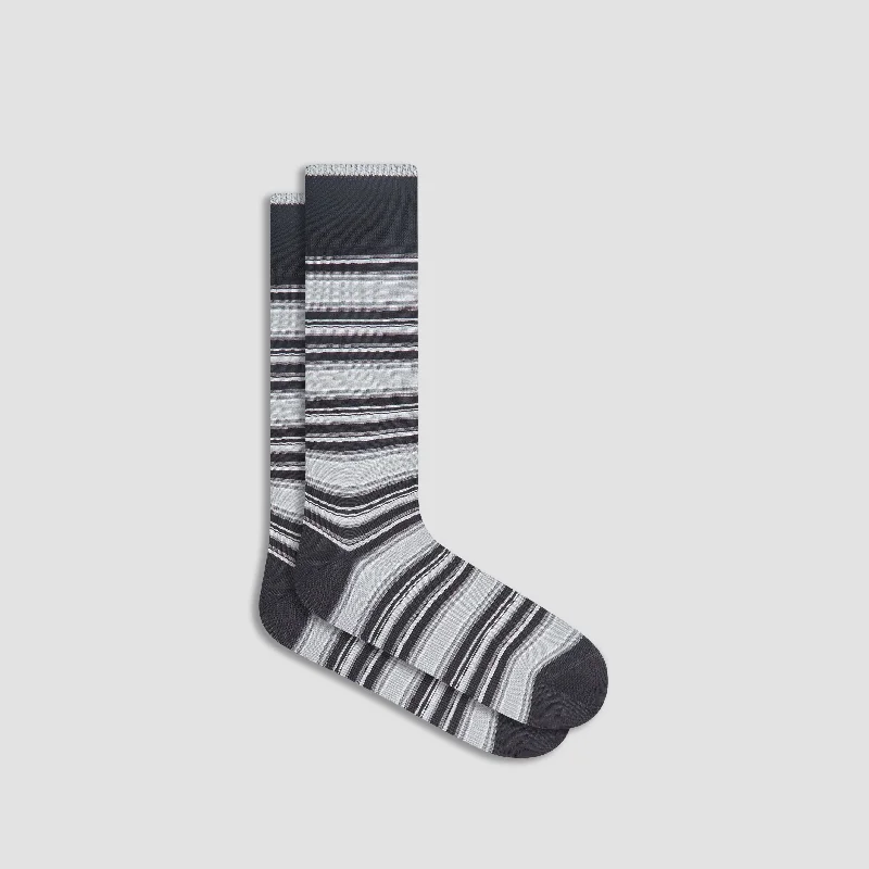 Basketball Socks-Striped Mid-Calf Socks