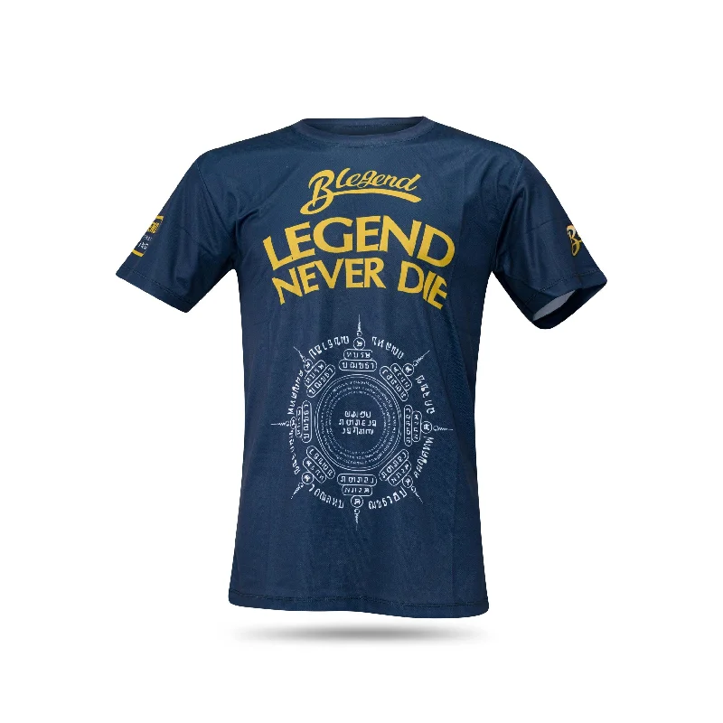 Basketball T-Shirt-Blegend Muay Thai, Boxing T-shirt LND Blue