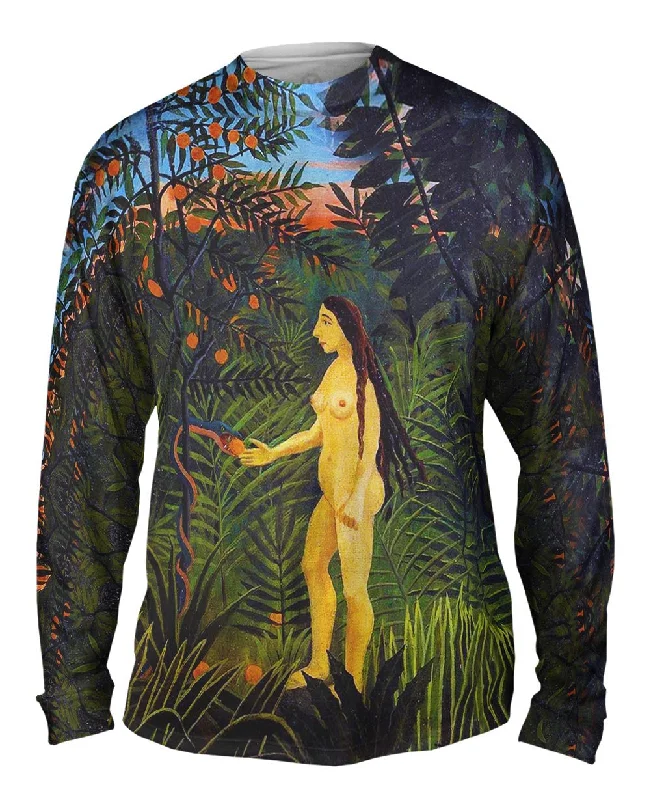 Loose Fit Long Sleeve-Henri Rousseau - "Eve And The Serpent" (1905)