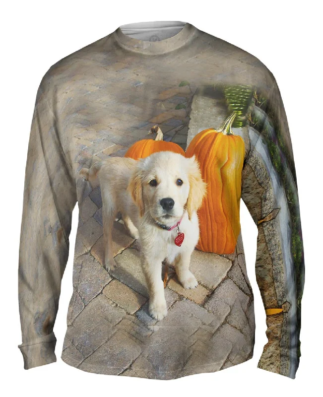 Sweater Long Sleeve-Halloween Pumpkin Puppy