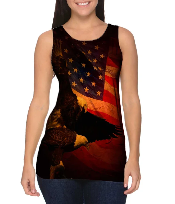 Floral Tank-American Flight