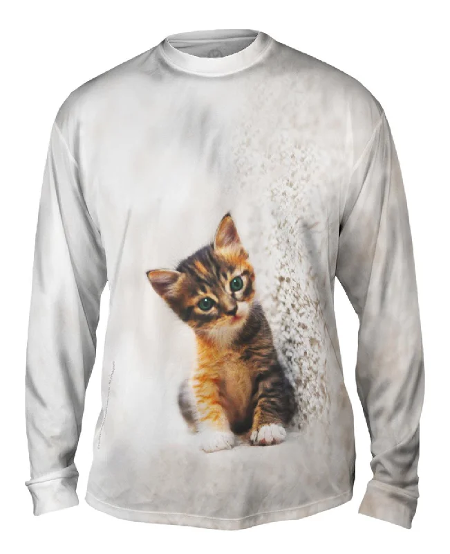 Office Long Sleeve-Kitty Cat Carpet Scratch