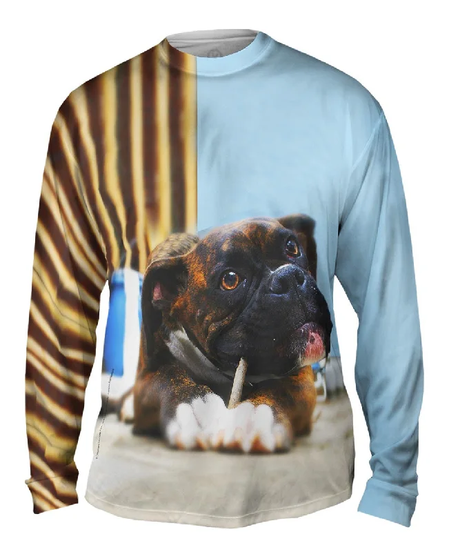 Fashion Long Sleeve-I Love Snacks Boxer