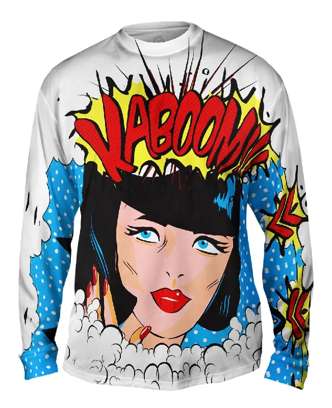 Training Long Sleeve-Lady Kaboom Comic