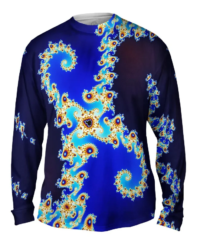 Casual Long Sleeve-Mandel Fractal Double Hook