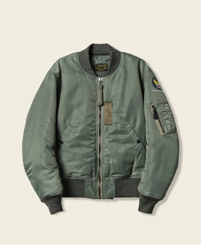 Gym Jacket-1950s USAF Type MA-1 Flight Jacket