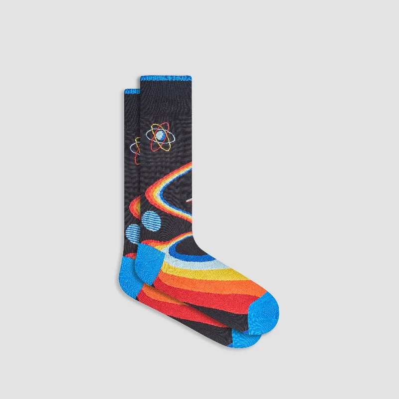 Thigh-High Socks-Cosmic Mid-Calf Socks