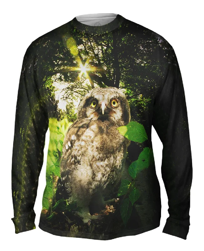 Baseball Long Sleeve-Lone Babe Owl