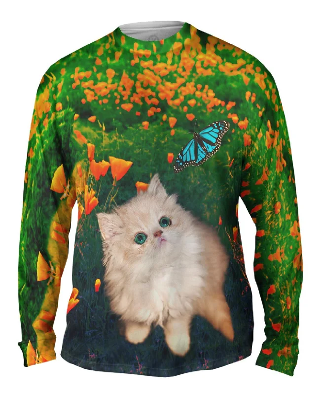 Raglan Long Sleeve-Learning Kitten