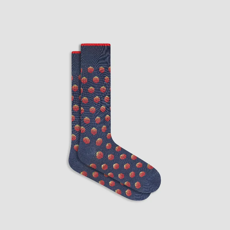 Holiday Socks-Coin Dot Mid-Calf Socks