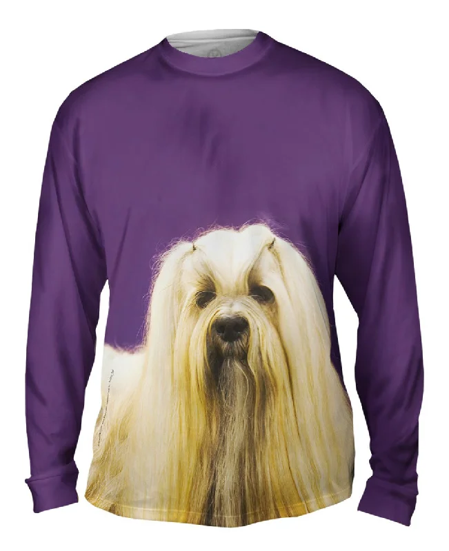 Outdoor Long Sleeve-Long Haired Maltese Beauty