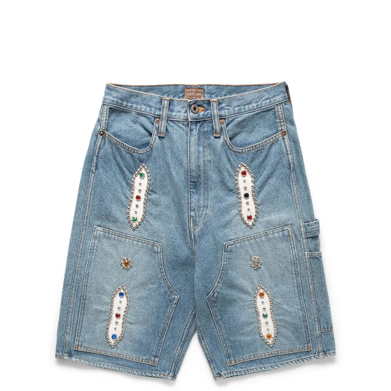 Baseball Shorts-14OZ DENIM SHORTS (STUDS REMAKE)