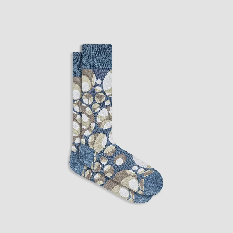 Non-Binding Socks-Abstract Mid-Calf Socks