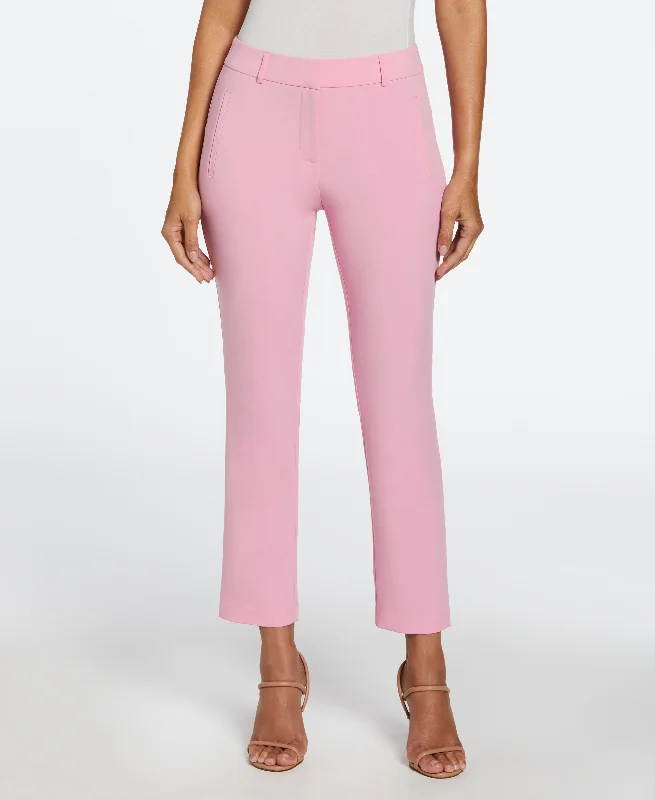 Graphic Pants-Classic Fit Clean Straight Leg Ankle Pant