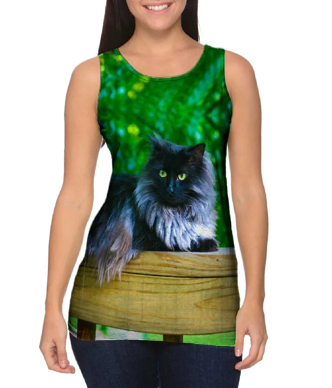 Camouflage Tank-Black Cat Deep