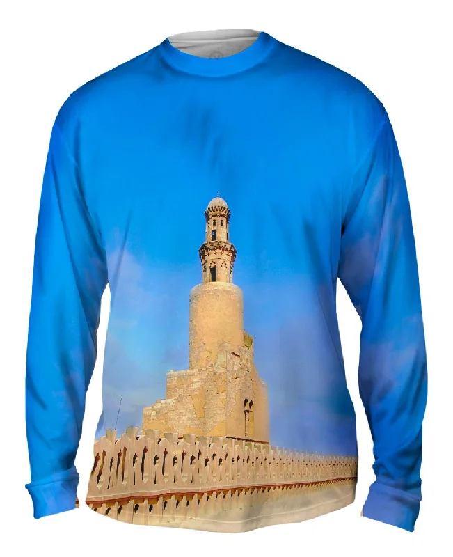 Running Long Sleeve-Mosque Minaret Ibn Tulun Cairo Egypt