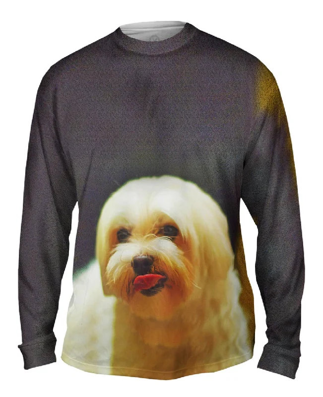 Quick-Dry Long Sleeve-Lip Lick Maltese