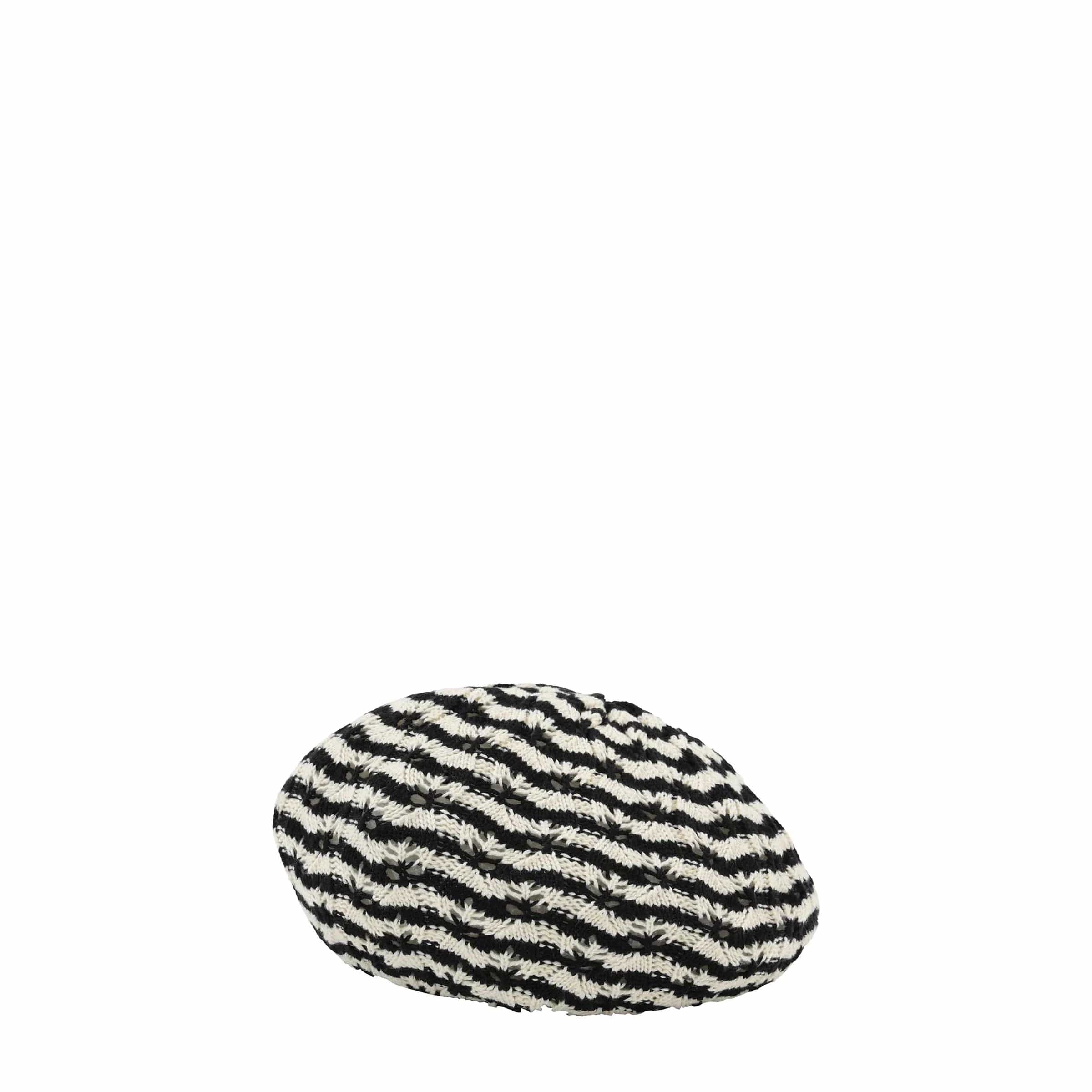 Tactical Hat-WOMEN'S STRIPED KNIT BERET