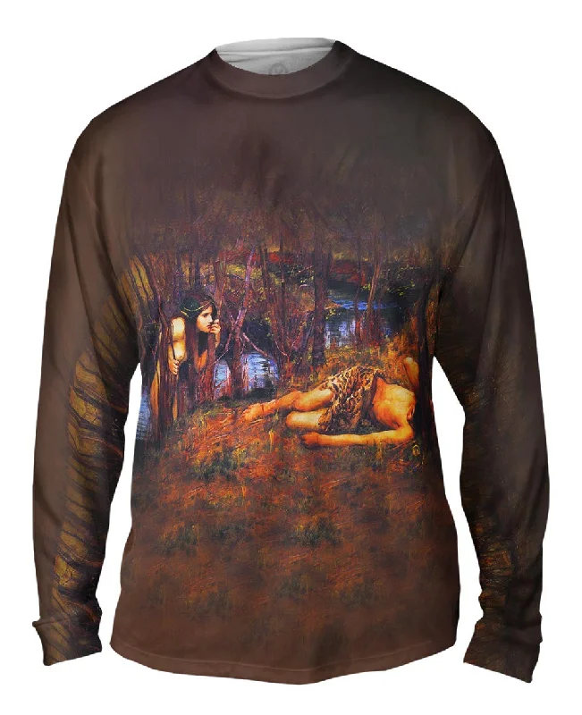 Work Long Sleeve Shirt-John William Waterhouse - "The Naiad" (1893)