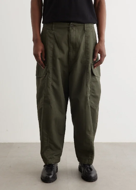 Relaxed Fit Jeans-Garment Dyed Cargo Pants