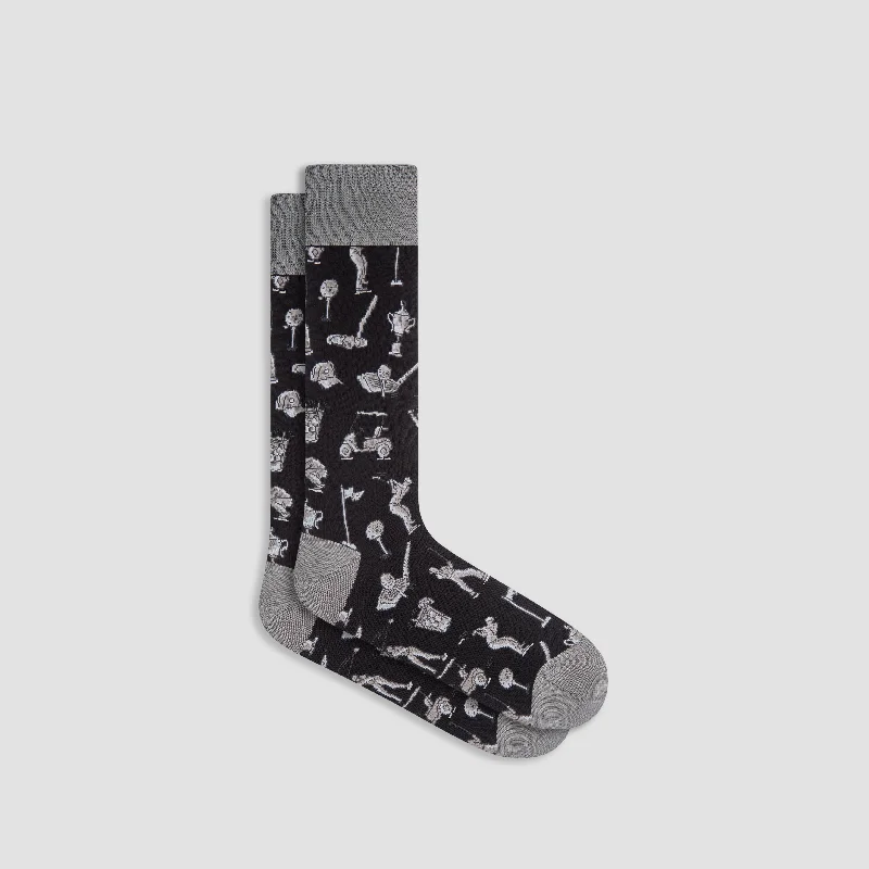 Formal Socks-Golf Mid-Calf Socks