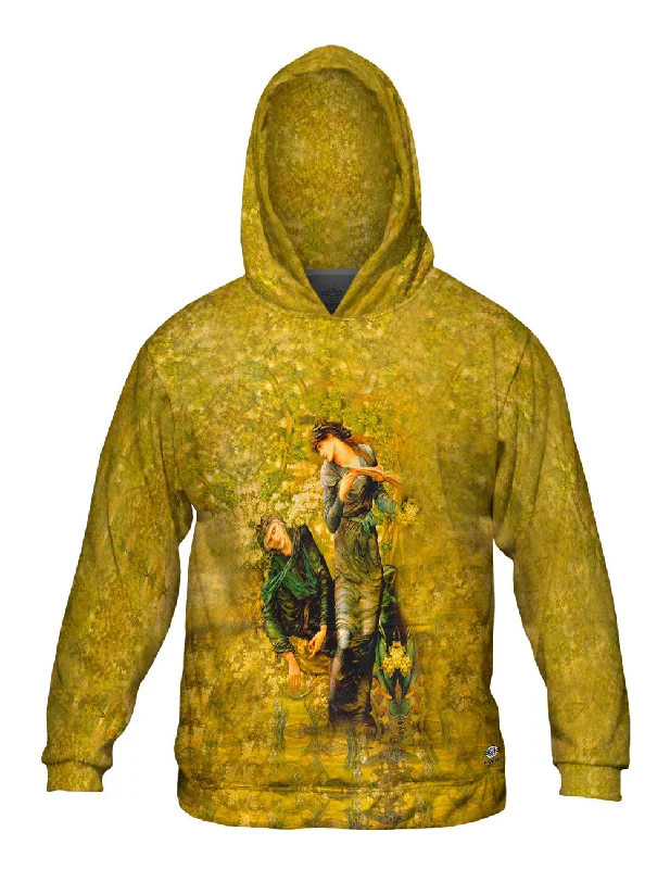 Shearling Hoodie-Edward Burne-Jones - "The Beguiling Of Merlin"