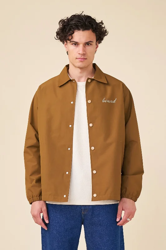 Tactical Jacket-CLASSIC COACH JACKET - CARAMEL