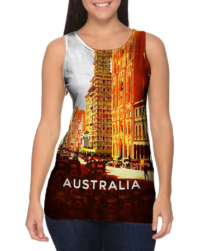 Relaxed Fit Tank-Australia Ninety Years of Progress 042