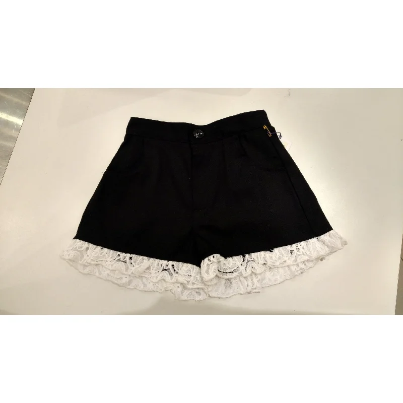 Nylon Shorts-Tery Elle Black Shorts