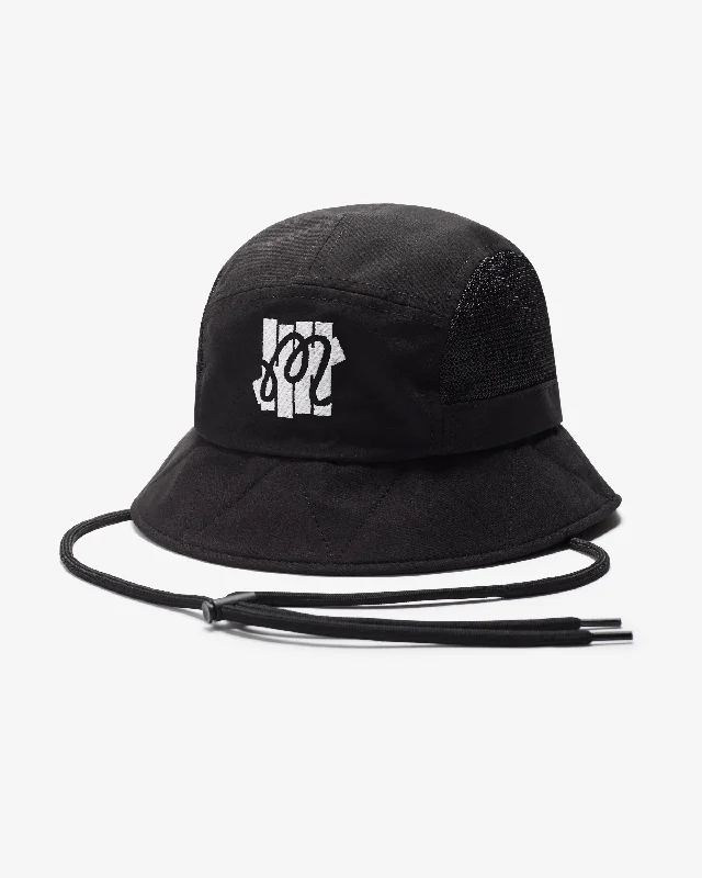 Recycled Material Hat-MALBON X UNDEFEATED BUCKET HAT