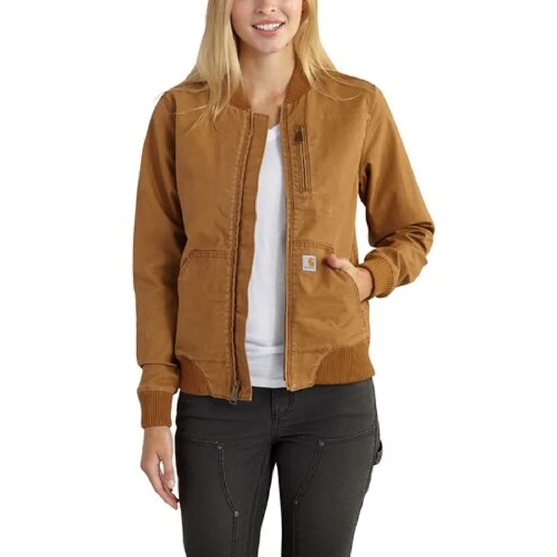 Fishing Jacket-Carhartt Women's Rugged Flex® Relaxed Fit Canvas Jacket