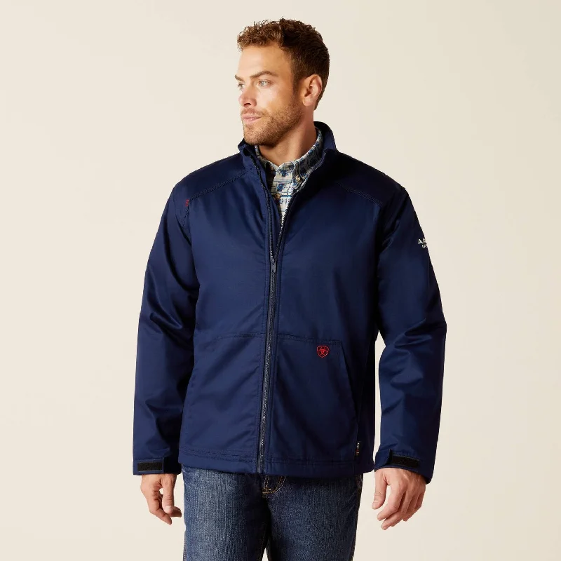 Tailored Jacket-Ariat Men's FR Basic Insulated Full-Zip Safety Jacket