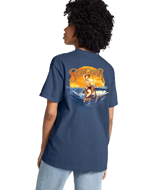 Casual Fit T-Shirt-Sea Gear Saltwater Cowgirl Short Sleeve T-Shirt