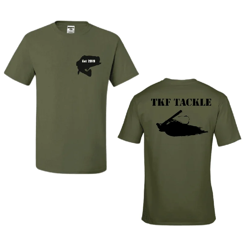 Heavyweight T-Shirt-Military Green Jig Logo I