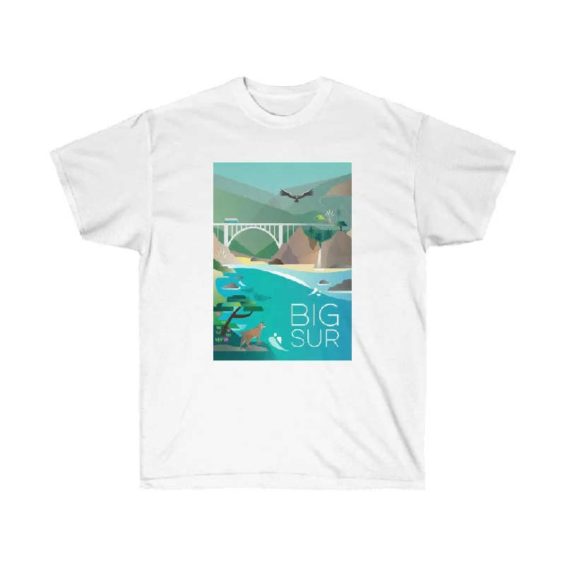 Minimalist T-Shirt-BIG SUR UNISEX ULTRA COTTON TEE