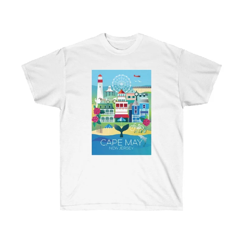 Y2K T-Shirt-CAPE MAY UNISEX ULTRA COTTON TEE